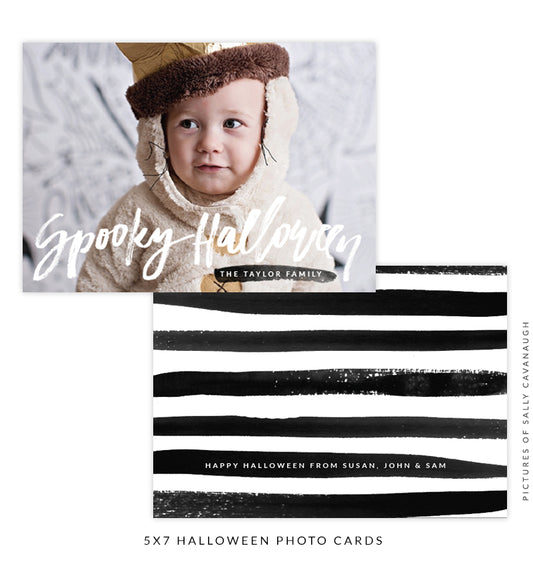 Halloween Photocard Template | Spooky Halloween e1535