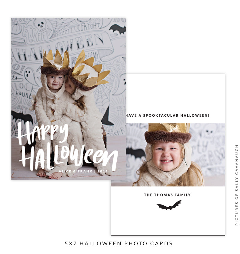 Halloween Photocard Template | Happy Halloween e1537