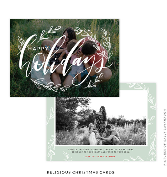 Christmas 5x7 Photo Card | Happy Holidays e1553