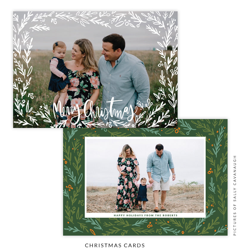 Christmas 5x7 Photo Card | Branches of Joy e1596