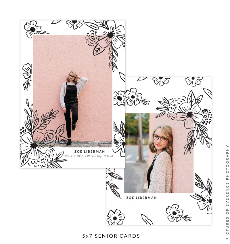 Senior Card | Floral Adventure e1626