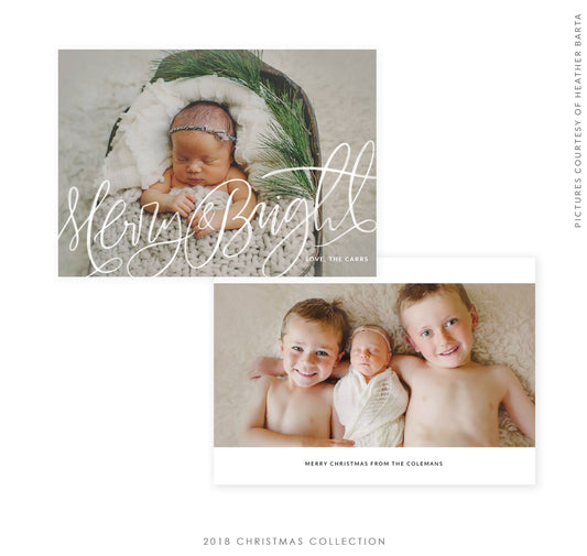 2018 Christmas 5x7 Photo Card | Christmas Surprise