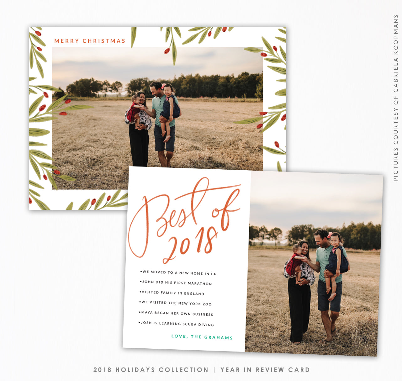 Year in review card Holiday Collection | Best of You