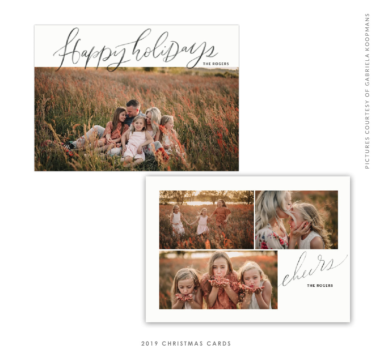 2019 Christmas 5X7 Photo Card | Holiday Cheers e1744