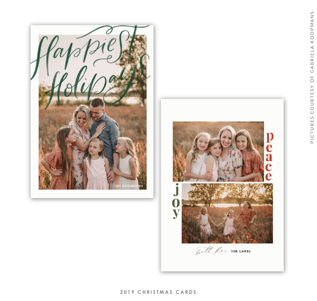 2019 Christmas 5X7 Photo Card | Holidays Letters e1747