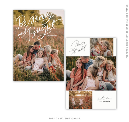 2019 Christmas 5X7 Photo Card | Bright Everything e1753