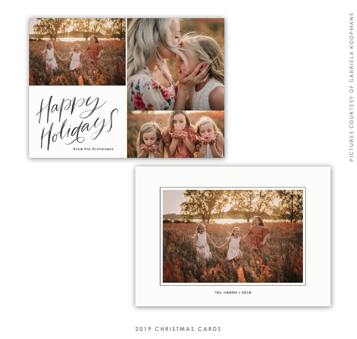 2019 Christmas 5X7 Photo Card | Pure Happiness e1755