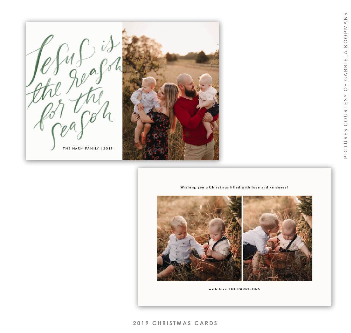 2019 Christmas 5X7 Photo Card | The Reason e1764