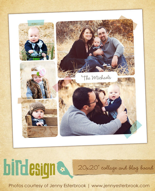 20x20 collage & blog board | Family trips e471