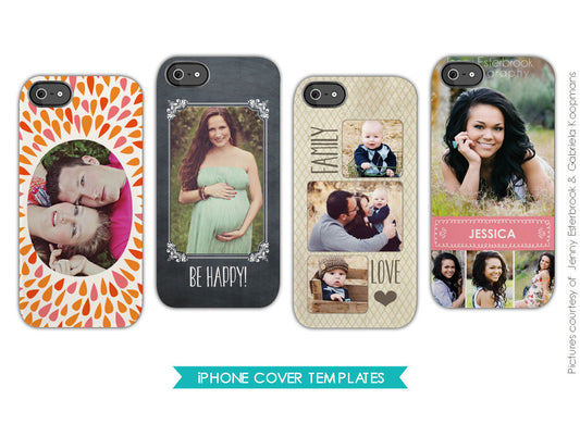 Iphone cover templates | Be happy e565