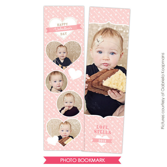 Valentine Bookmark template | Candy Love e670