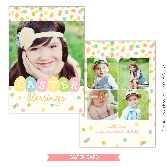 Easter photo card | Easter party e730