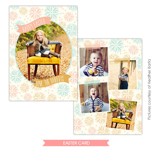 Easter photo card | Blooming day e732