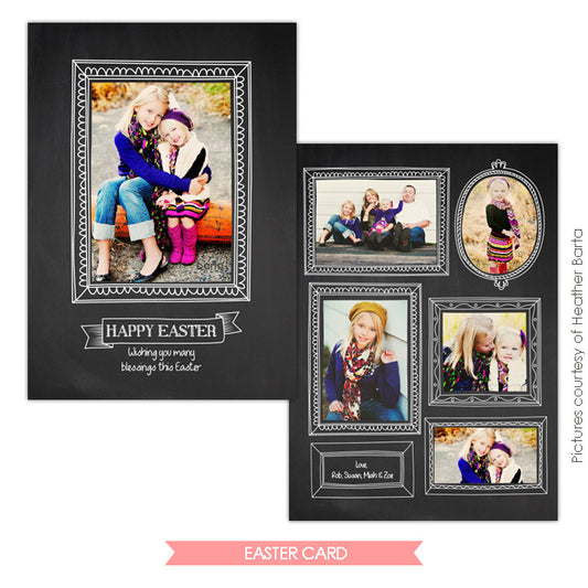 Easter photo card | Spring portraits e733