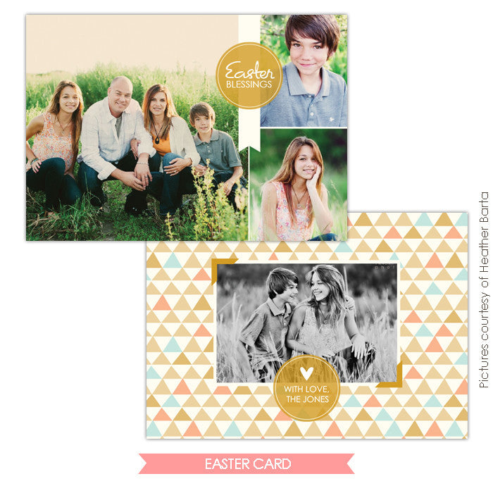 Easter photo card | Modern family e735