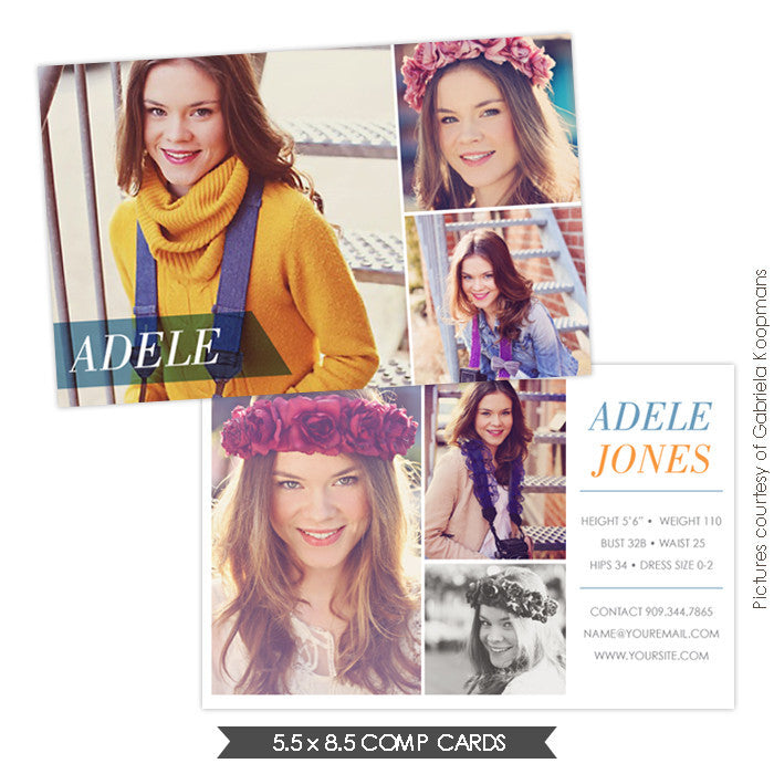 Modeling Comp Card | Adele e752