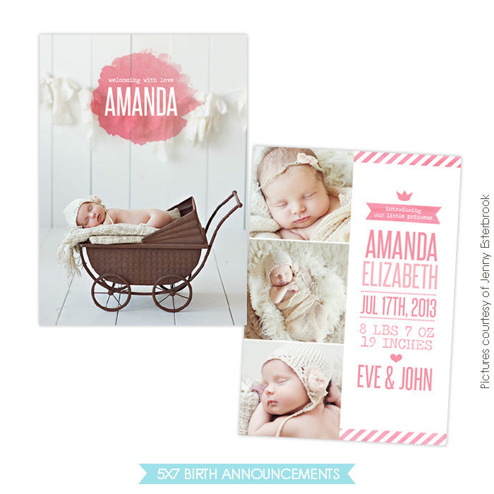 Birth Announcement | Princess Amanda e757