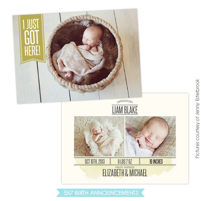 Birth Announcement | Got here e758