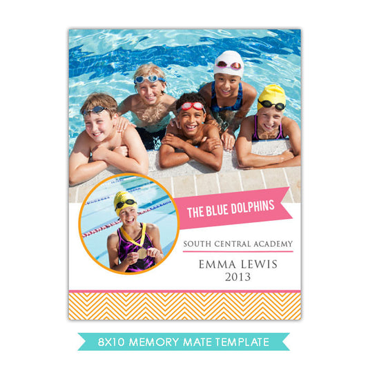 8x10 Memory Mate | Swim team e838