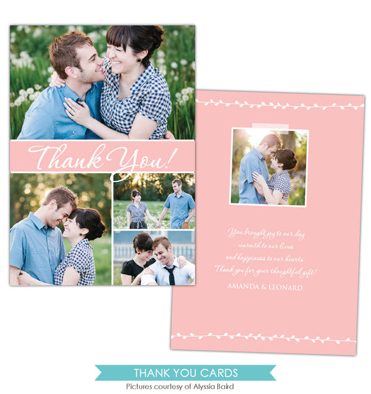 Wedding Thank You Card | Sweet perfection e848