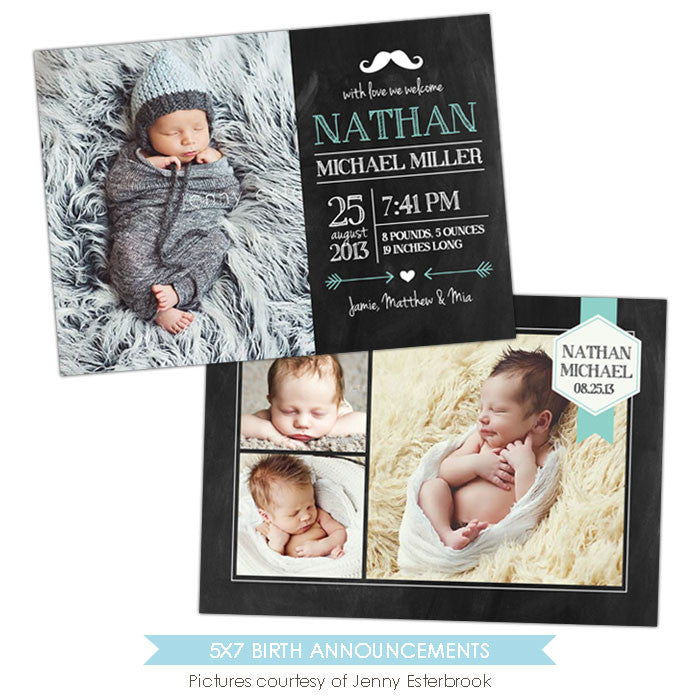 Birth Announcement | Baby Nathan e902