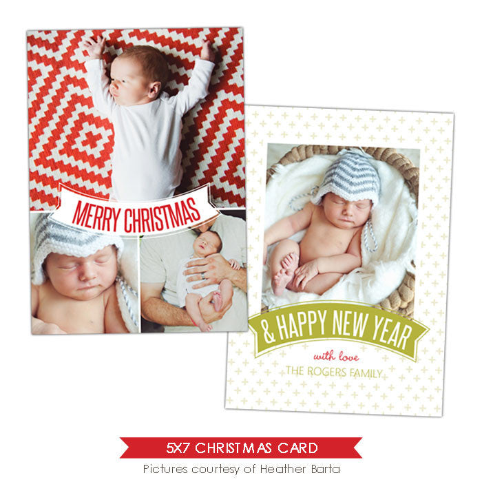 Christmas Photocard Template | White label e911