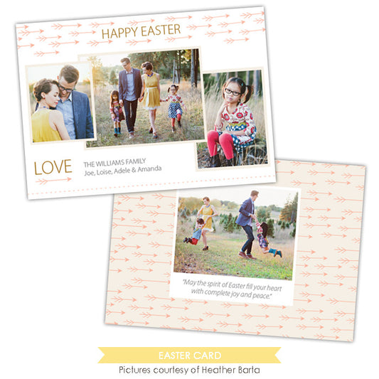 Easter photo card | Easter directions e995